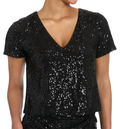 MUSE - Sequin Short Sleeve Tee - Rack Hunt