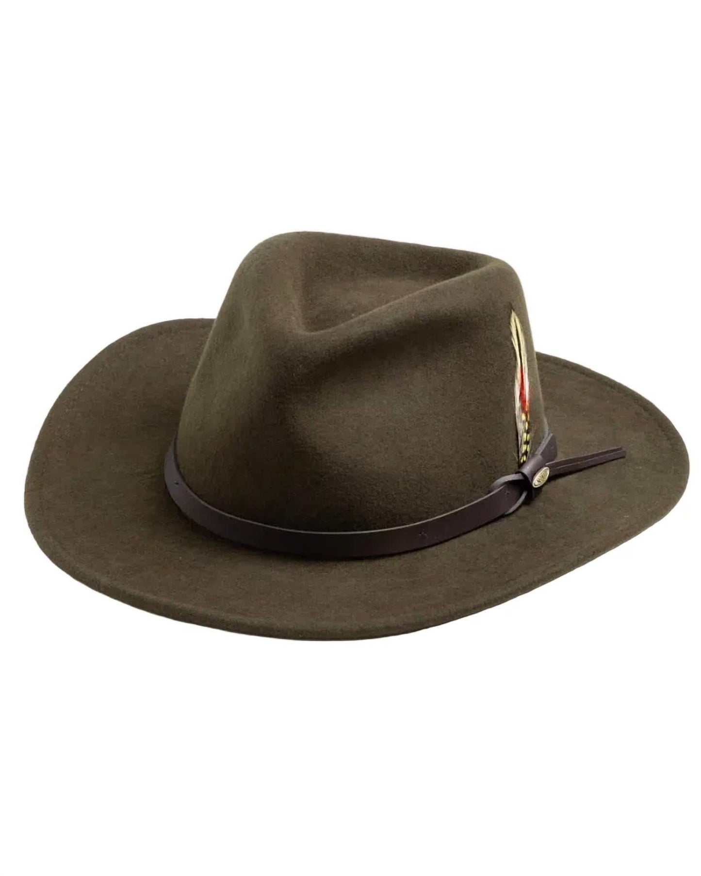 Men's Crushable Felt Outback Hat