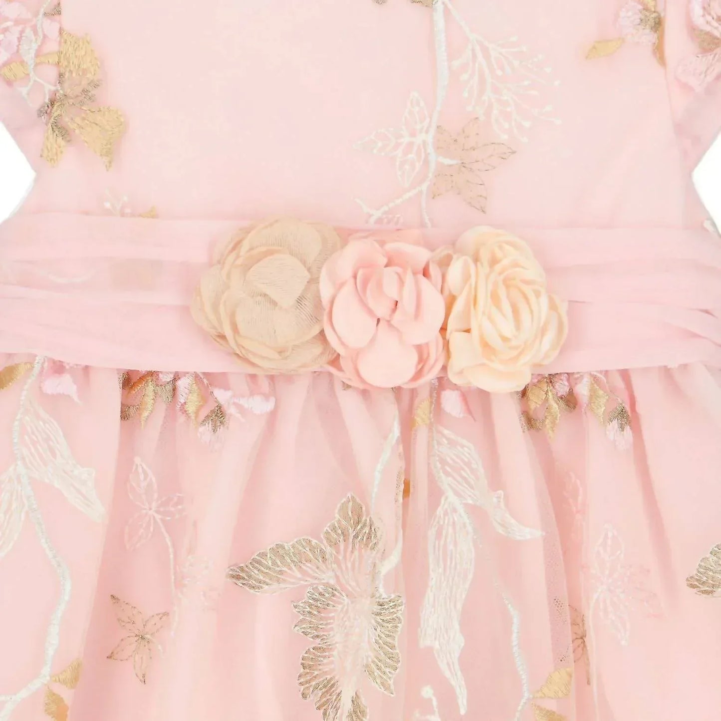 Patachou - Embroidered Tulle Woven Dress - Rack Hunt
