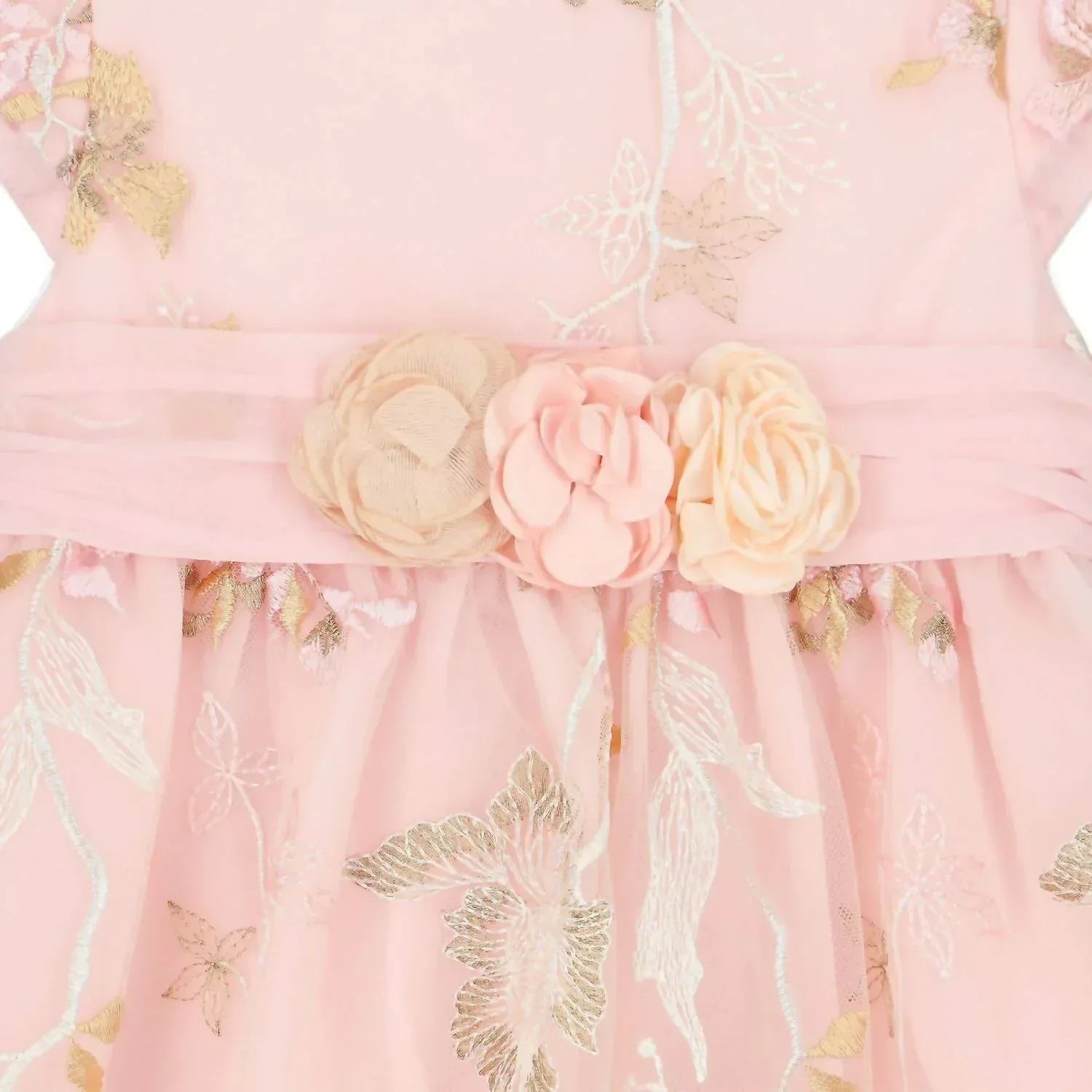 Patachou - Embroidered Tulle Woven Dress - Rack Hunt