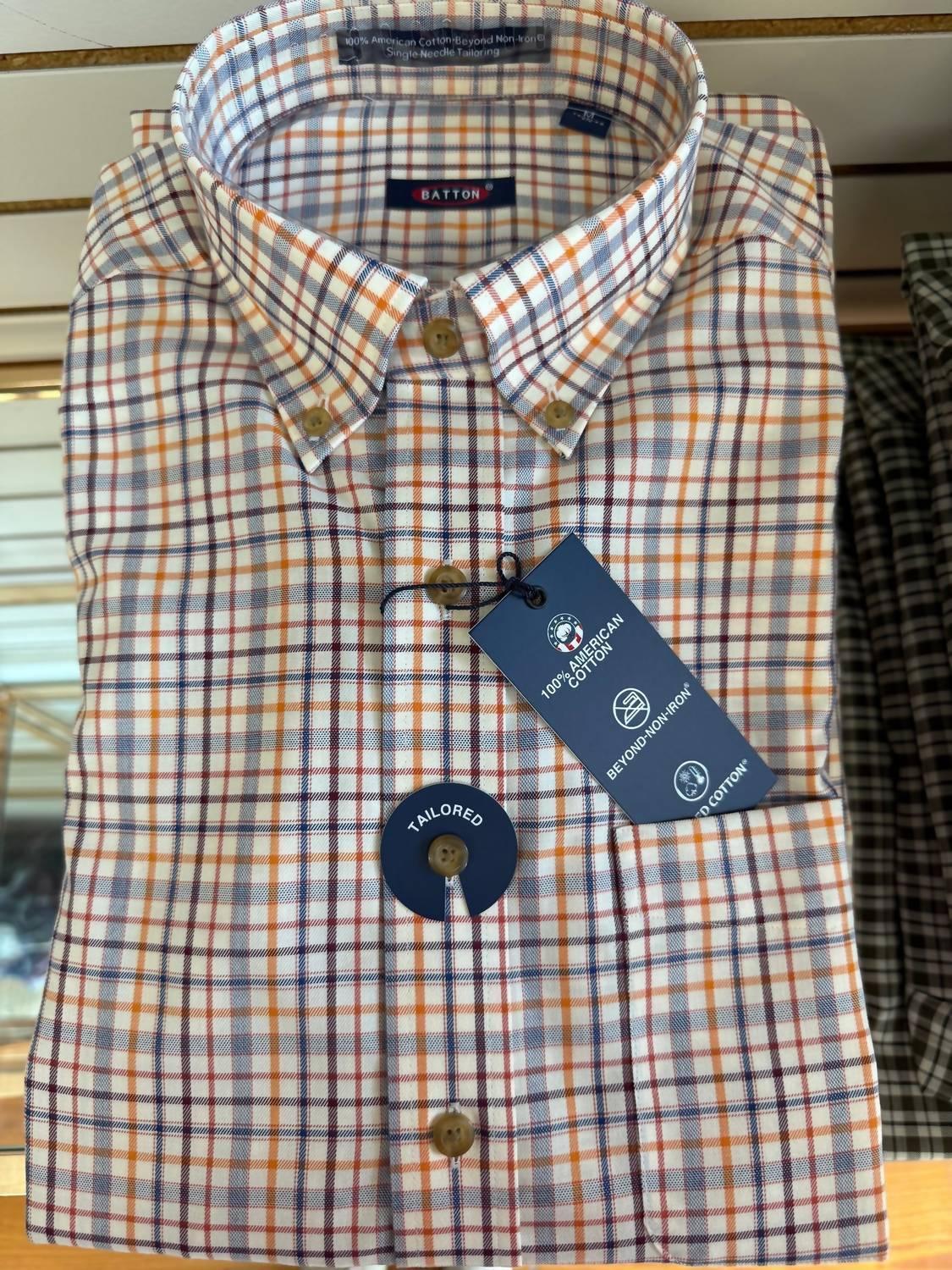 Batton - Men's Moss Non-iron Button Down - Rack Hunt