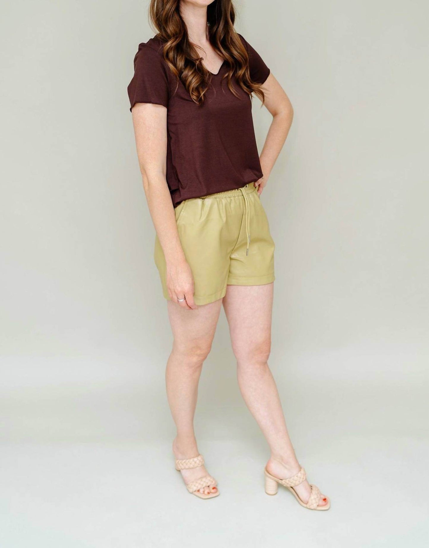CRST - Lindsay Faux Leather Shorts - Rack Hunt -