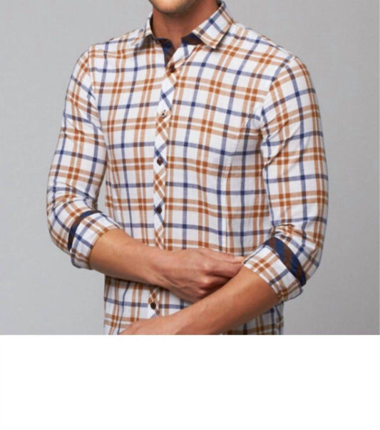 Plaid Button-up Shirt