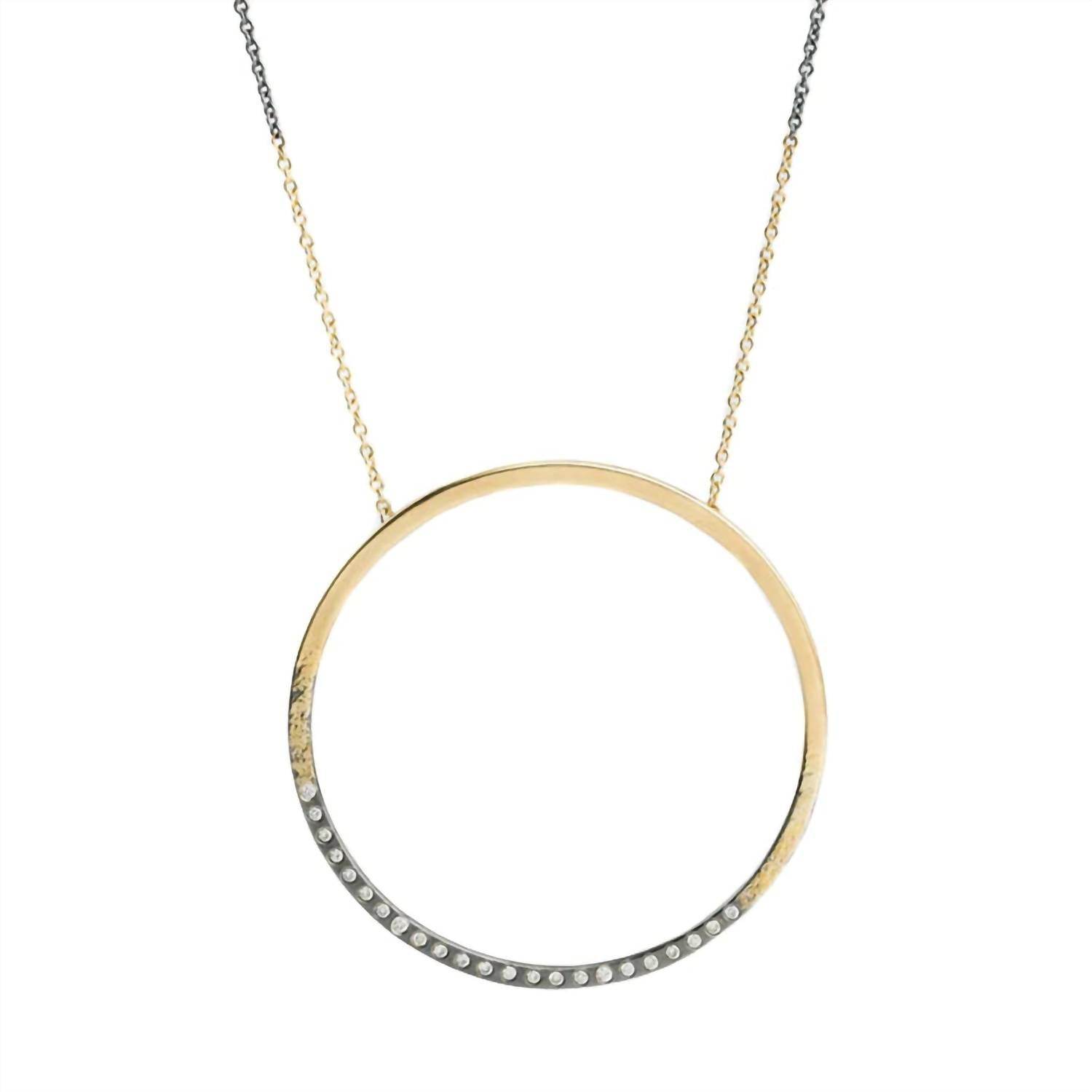 Kate Maller Jewelry - Women's Circle Sunshine Necklace - Rack Hunt -