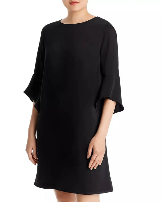 CAROLINE ROSE - Julia Crepe Bell Sleeve Knee Length Dress - Rack Hunt