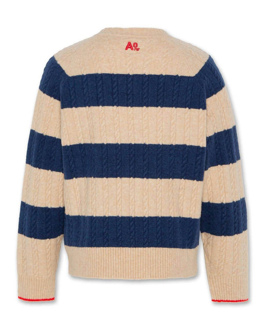 AO76 - Kid's Adrian C-neck Stripes Sweater - Rack Hunt -