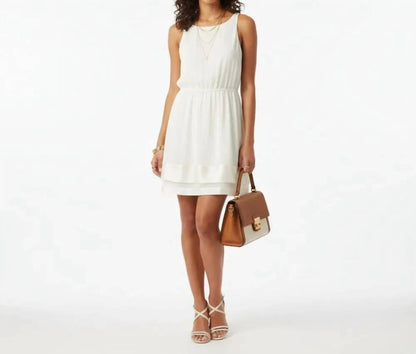 Silk Sleeveless Mini Dress