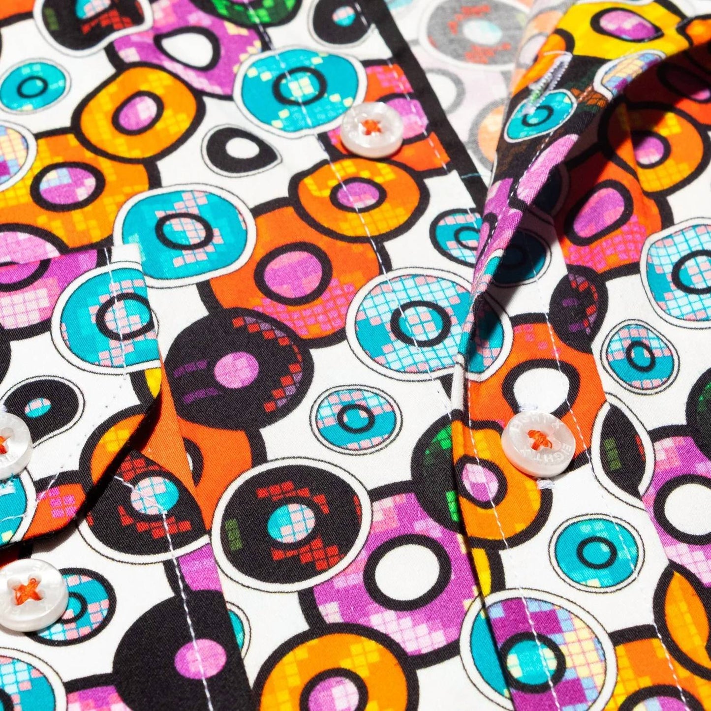 Disc Man Button Down Shirt