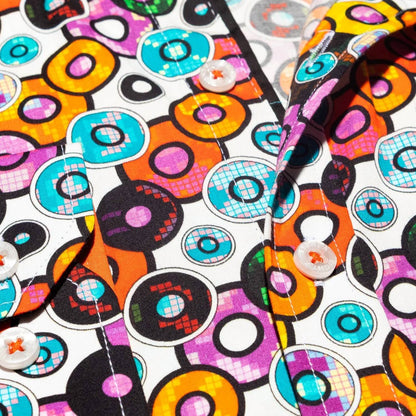Disc Man Button Down Shirt