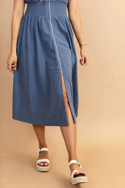 Dolly V-neck Midi Dress