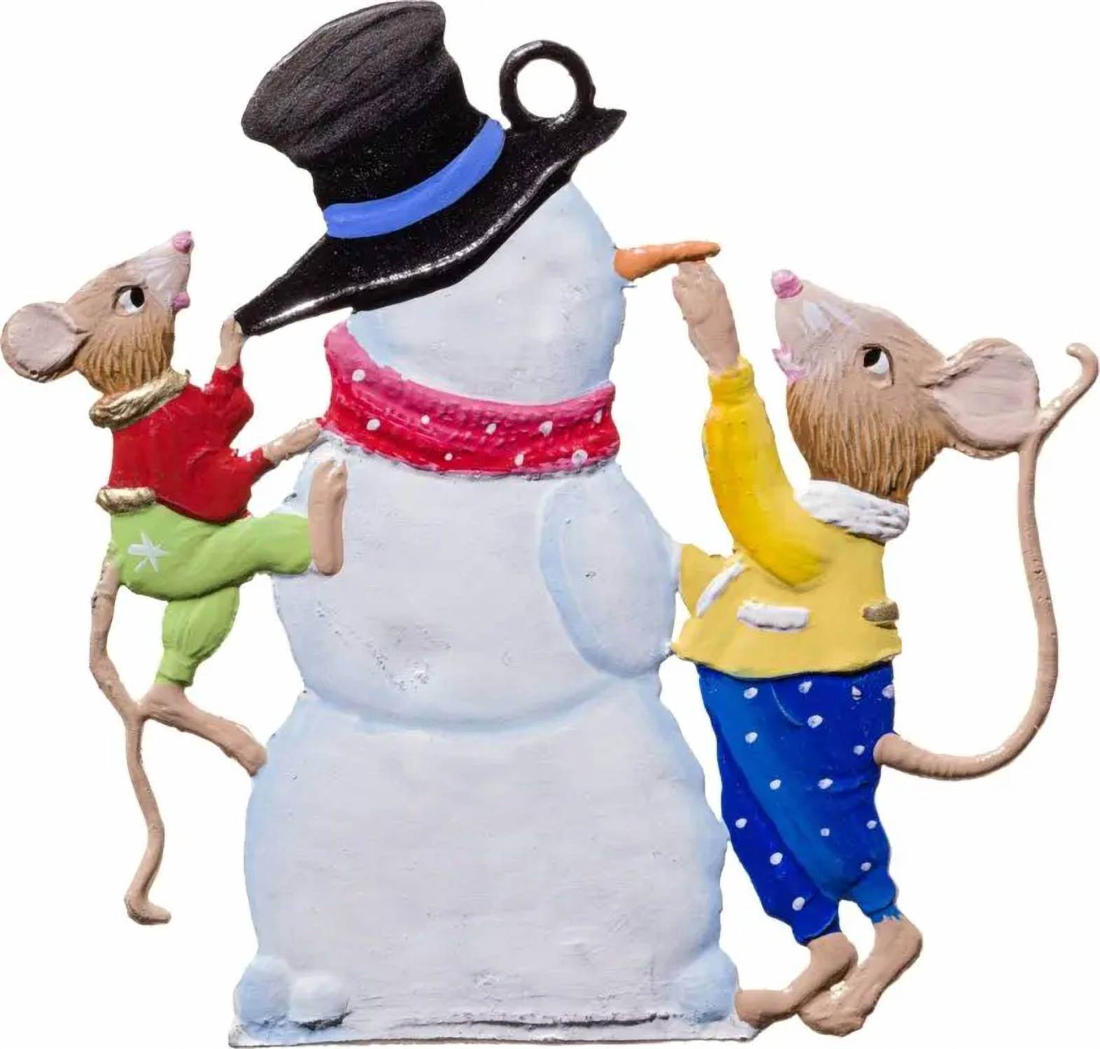 Wilhelm Schweizer - Mice With Snowman Ornament - Rack Hunt -