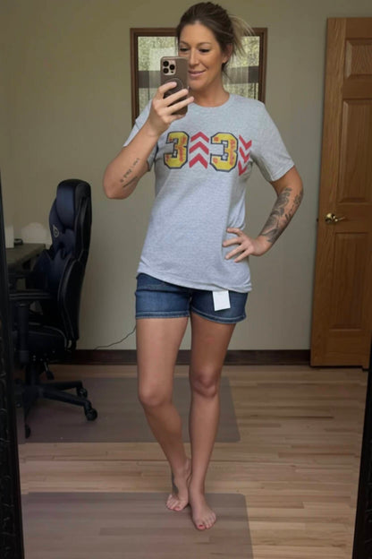 Three Up Three Down Softball Graphic Tee