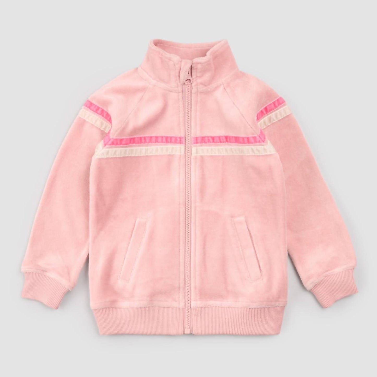 Girl's Velour Track Jacket