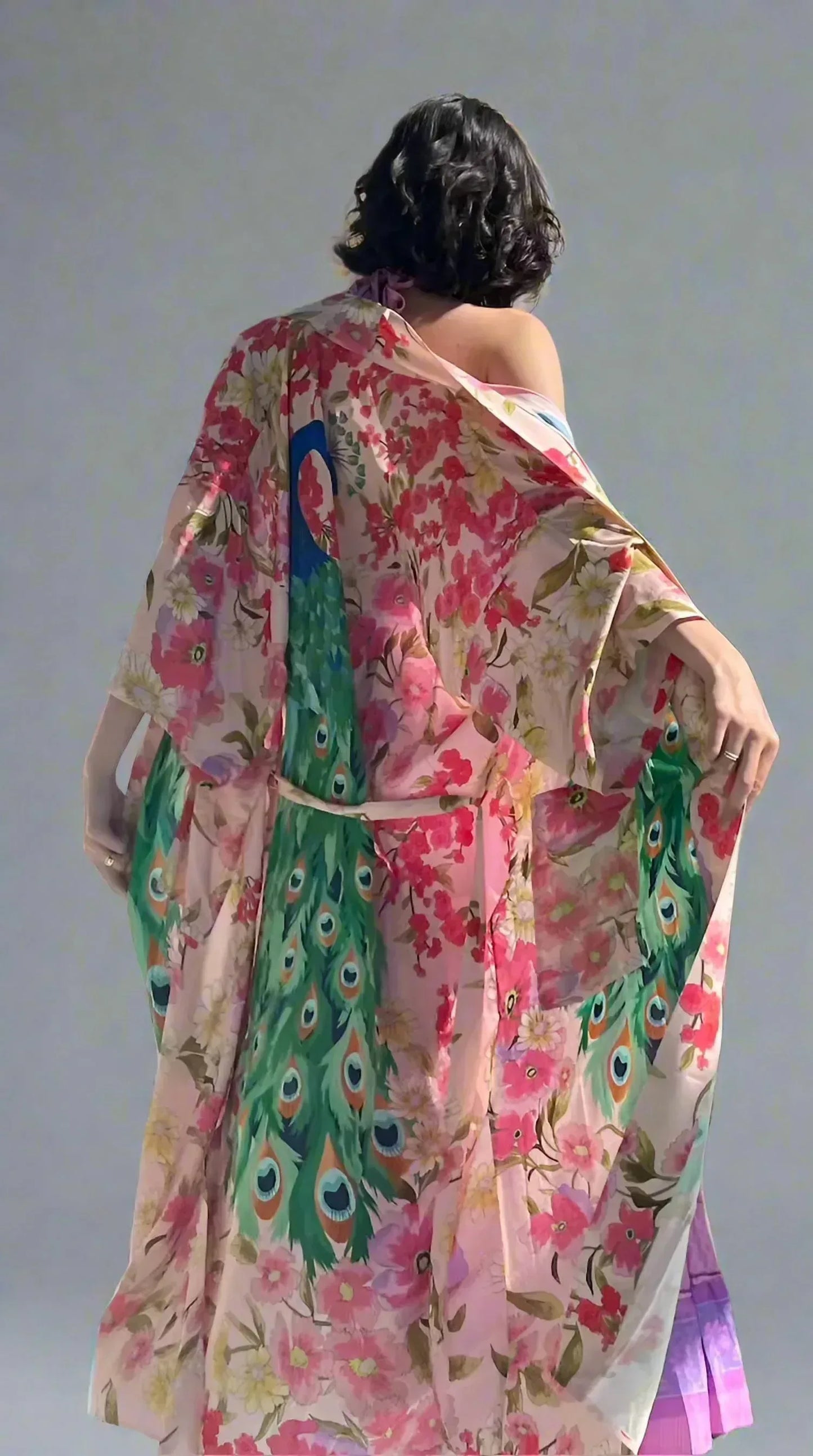 For Love Belle - Peacock Garden Kimono - Rack Hunt