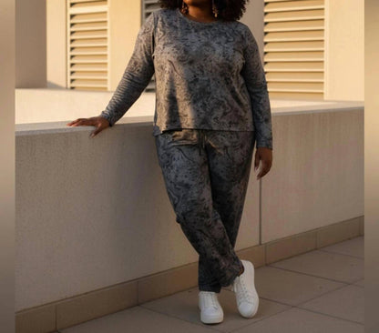 Women's Patterned Lounge Set