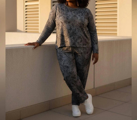 Women's Patterned Lounge Set