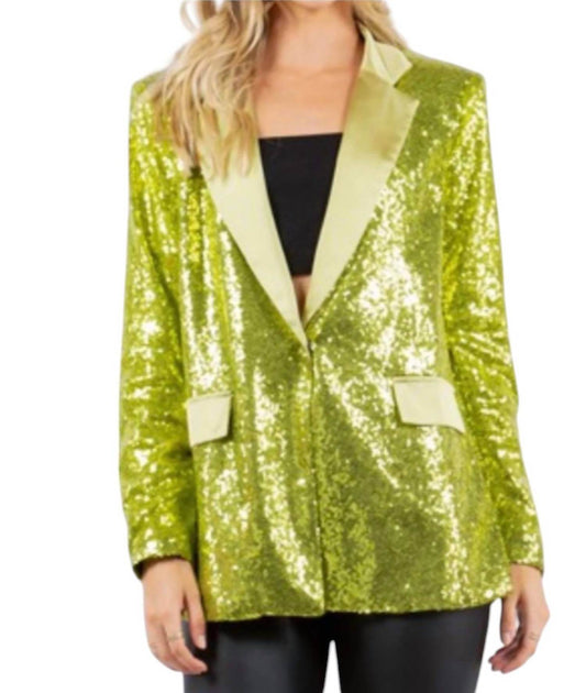 CIRKA - Oversized Sequin Blazer - Rack Hunt -
