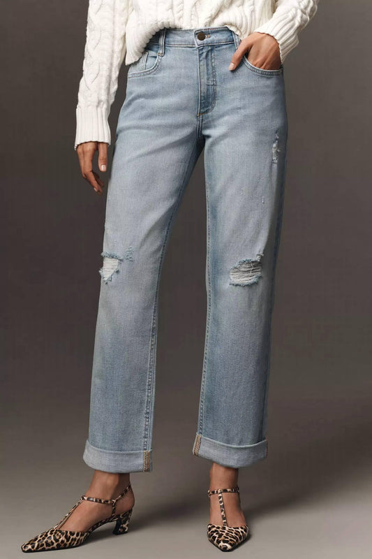 Pilcro - Baggy Relaxed High-rise Slim Boyfriend Jeans - Rack Hunt