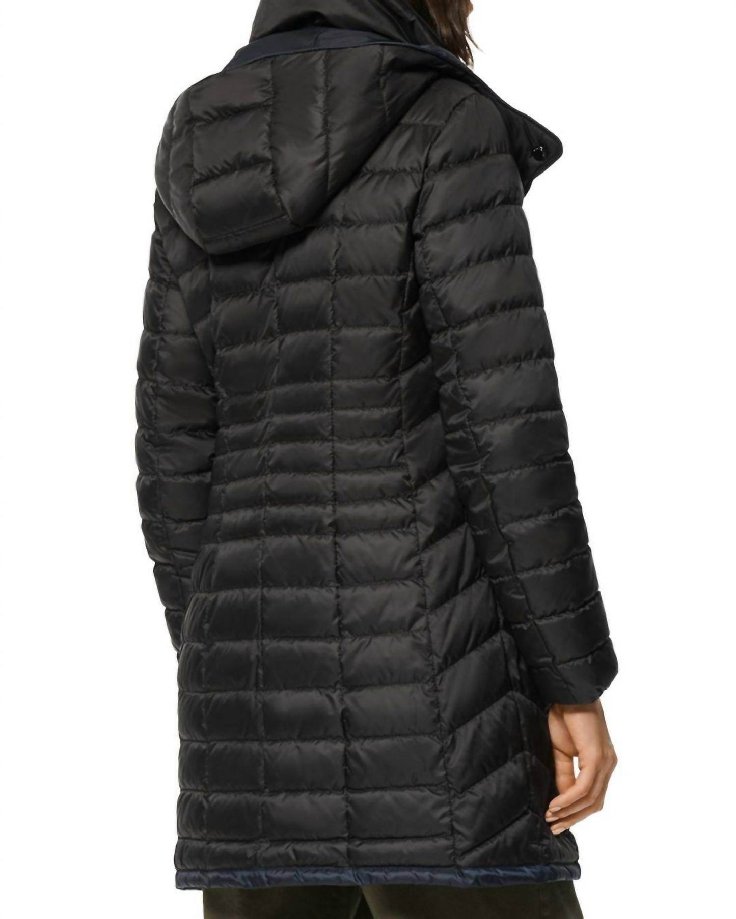 Andrew Marc - Removable Hood Marble Quilted Down Jacket - Rack Hunt -