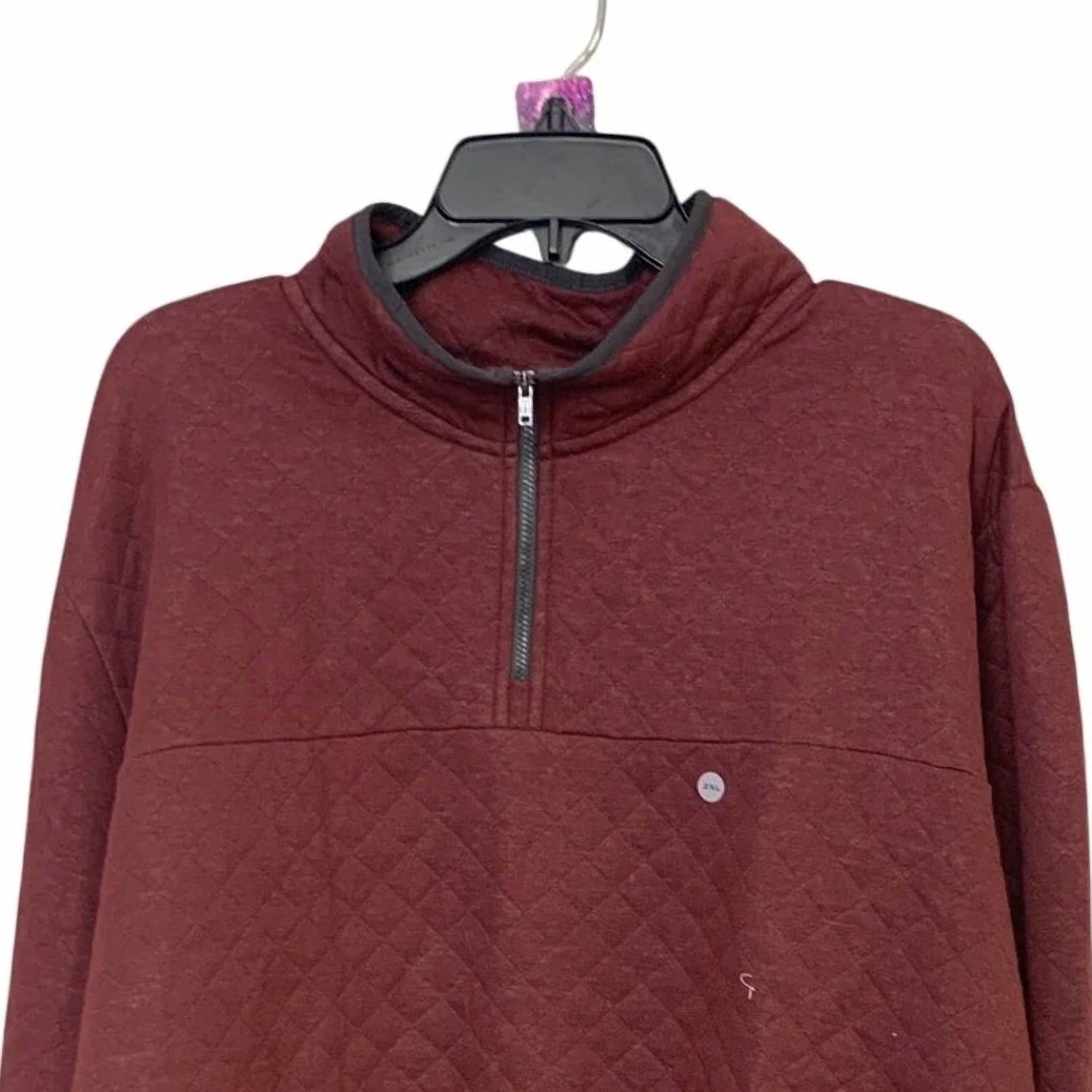 Women's Quarter Zip Quilted Warm Jacket - Plus