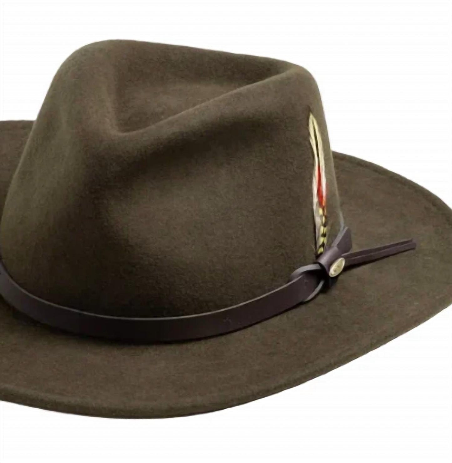Men's Crushable Felt Outback Hat