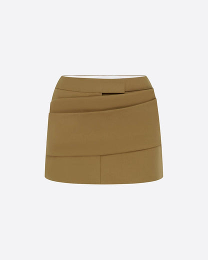 Low Rise Mini Skirt