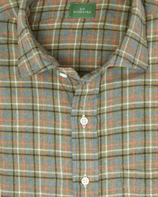 Men's Spread Collar Long Sleeve Sport Shirt
