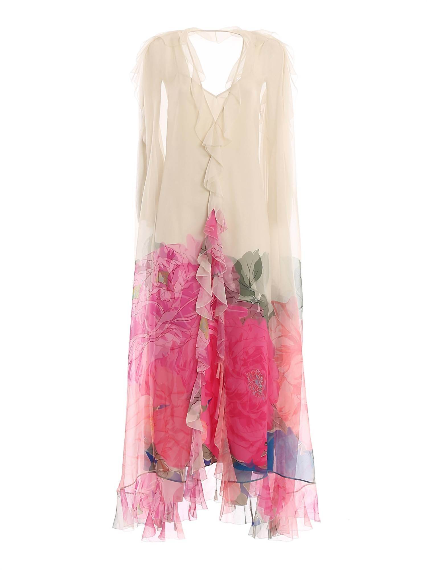 Valentino - Macro Camelia Evening Dress - Rack Hunt