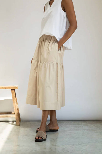 Cecilia Poplin Skirt