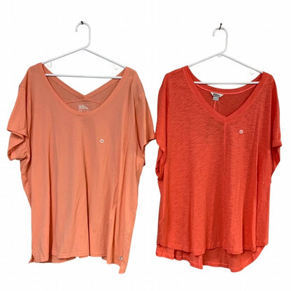Women's Gatecheck V-neck Two-piece Tee - Plus