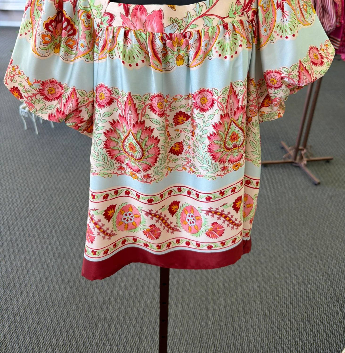 Women's Bellamy Border Print Top