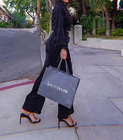 Koy & Victoria - Vix Ankle Tie Pants - Rack Hunt