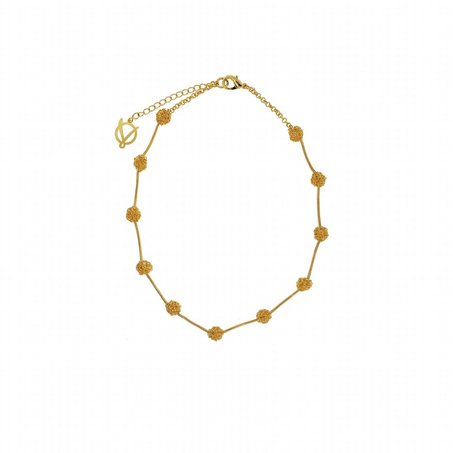 Women's Dome Mini Handmade Crochet Necklace