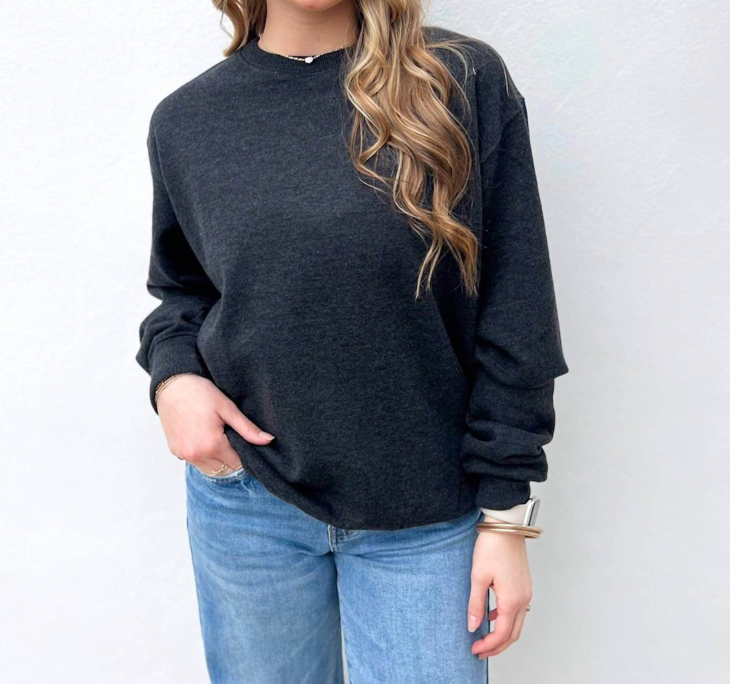 Royce Brand - Outpost Unisex LS Crewneck Fleece - Rack Hunt -