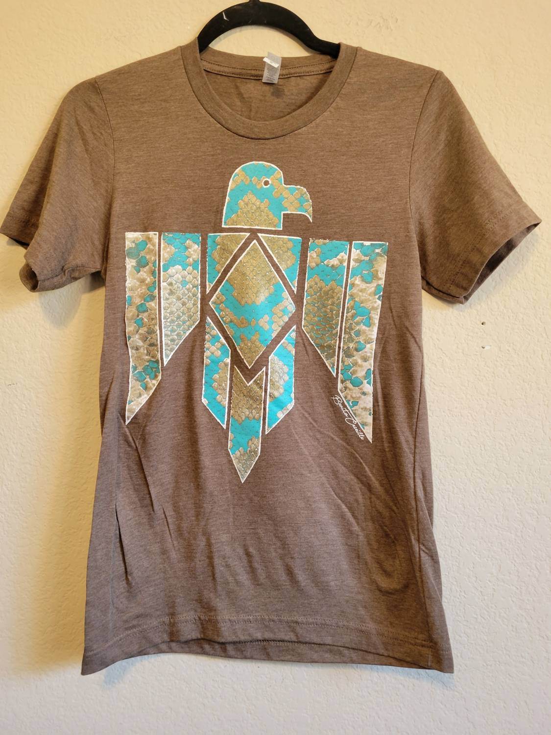 Benita Cecille - Women's Snakeskin Thunderbird Tee - Rack Hunt -