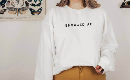 Typically Vulgar - Engaged Af Sweatshirt - Rack Hunt -