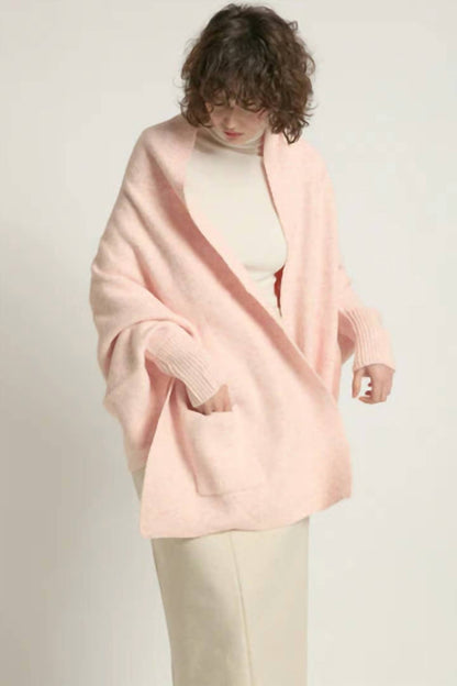 Pocket Shrug Cape Cardigan