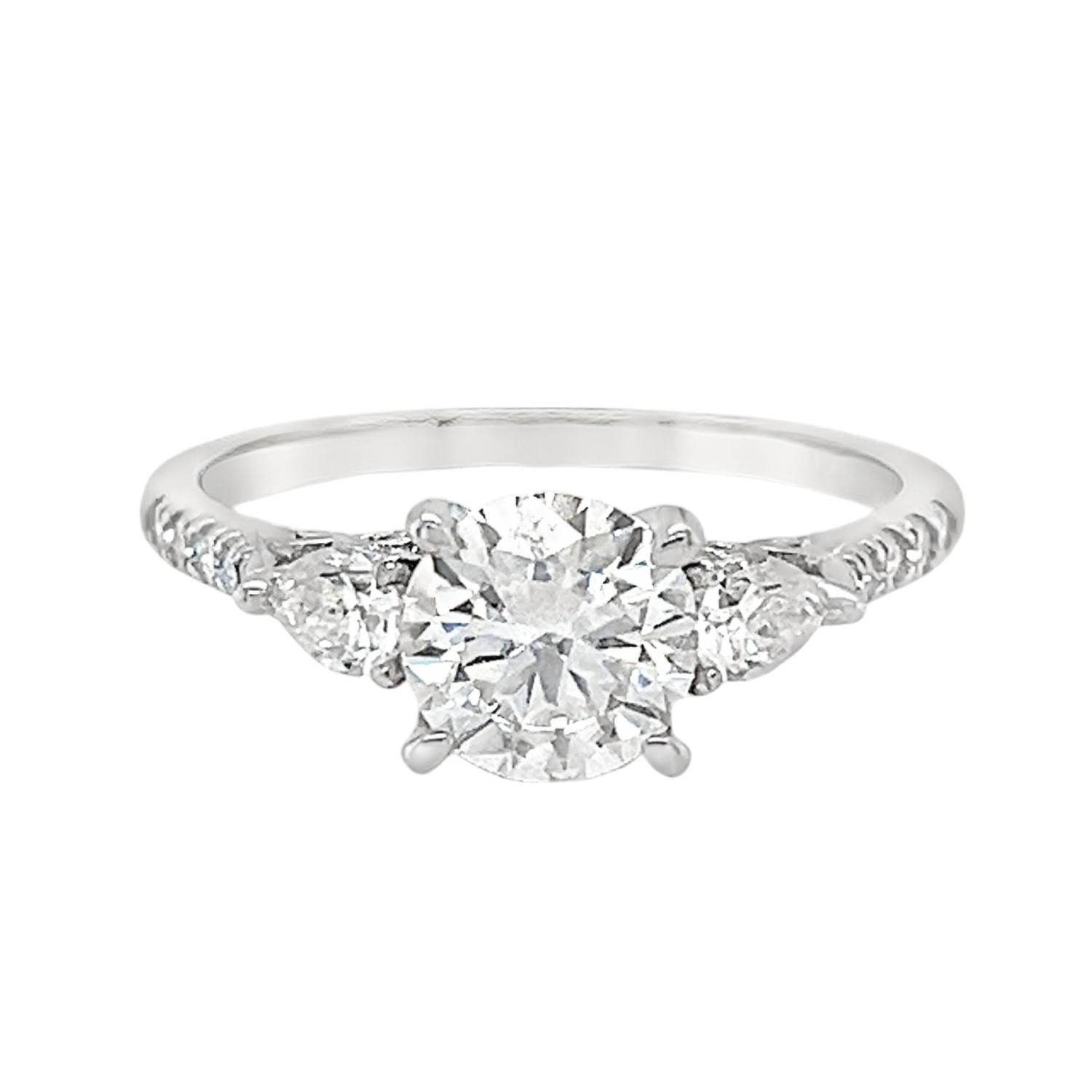 Allyanna Gifts - Women's Round Moissanite Cluster Ring - Rack Hunt -