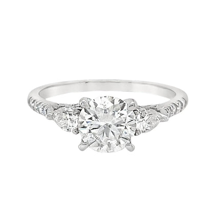 Allyanna Gifts - Women's Round Moissanite Cluster Ring - Rack Hunt