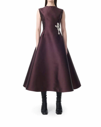 Sleeveless Dress With Embellishment