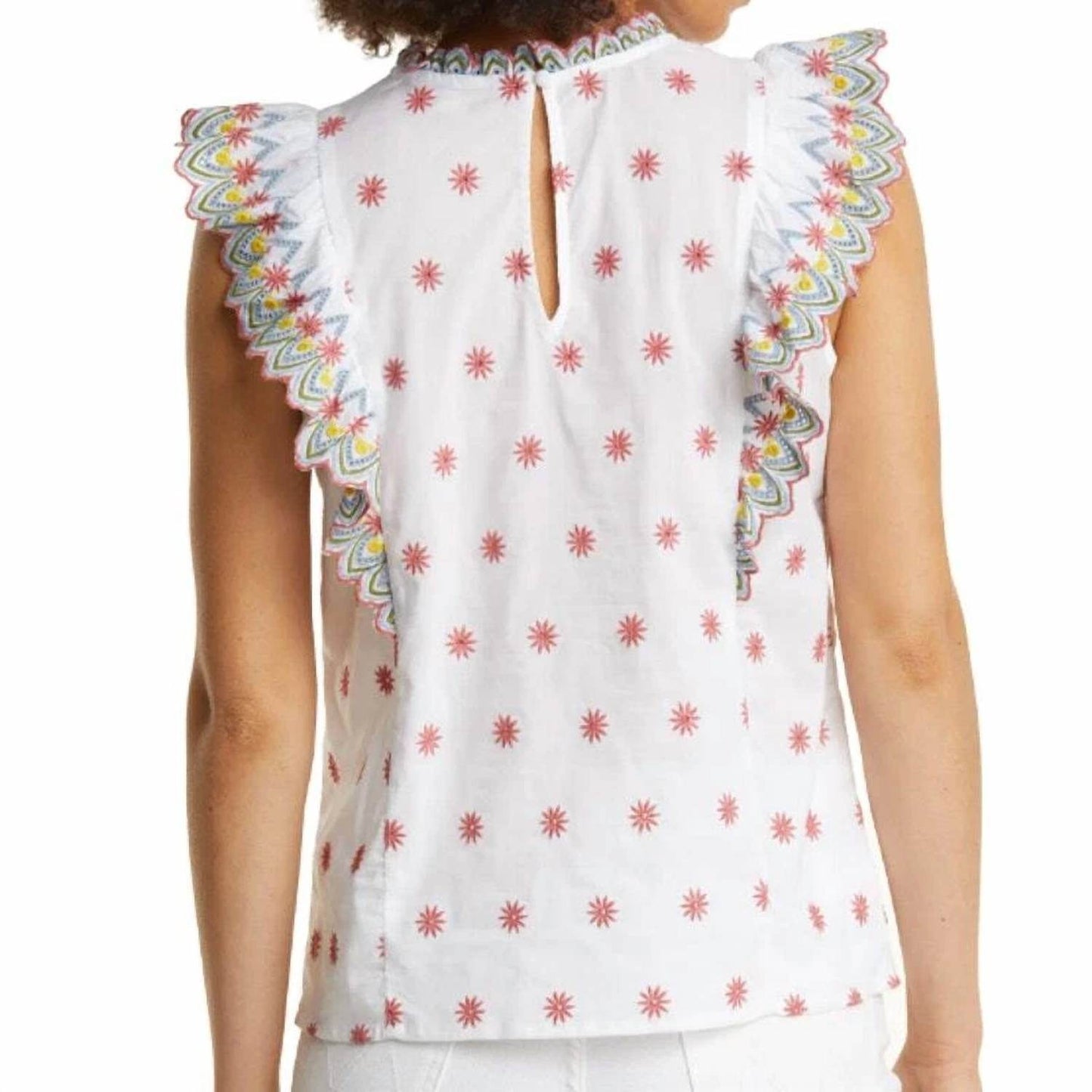 Boden - Broderie Anglaise Sleeveless Top - Rack Hunt -