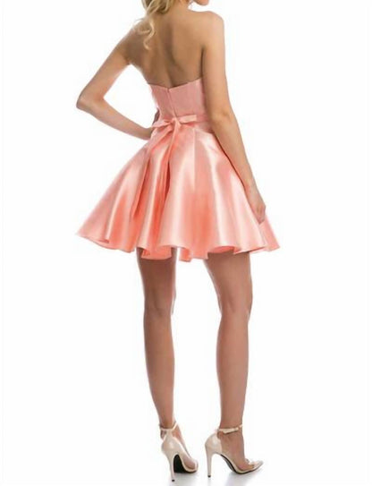 A Line Short Homecoming Cocktail Dress