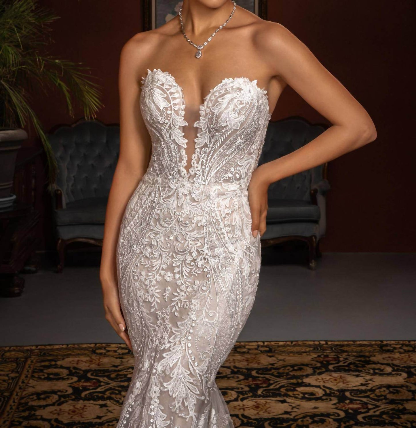 Kitty Chen Couture - Alyssa Sheer Mesh Dress - Rack Hunt -