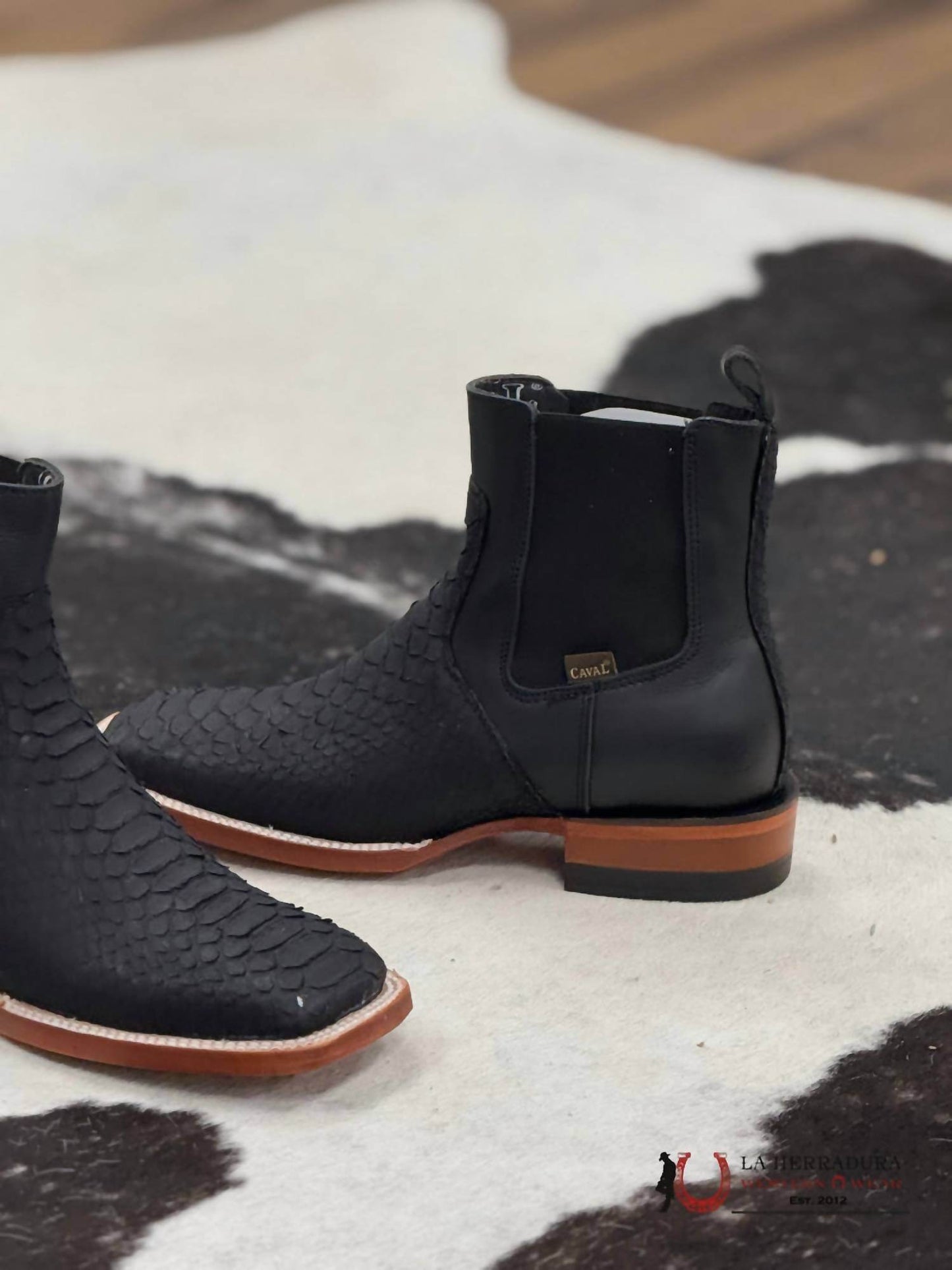 Caval - Women's Botin Exotico Python Boot - Rack Hunt -