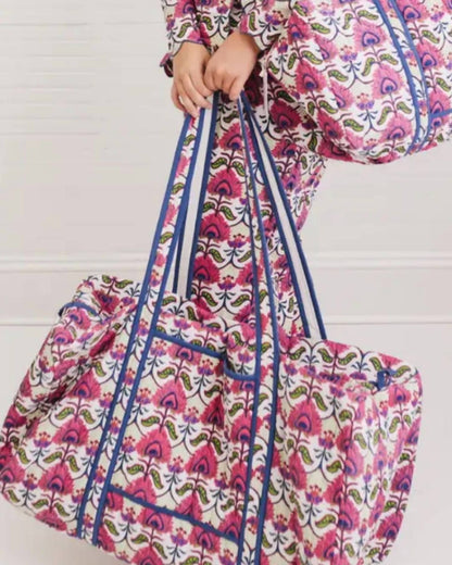 Quilted Luxe Xl Duffle Bag