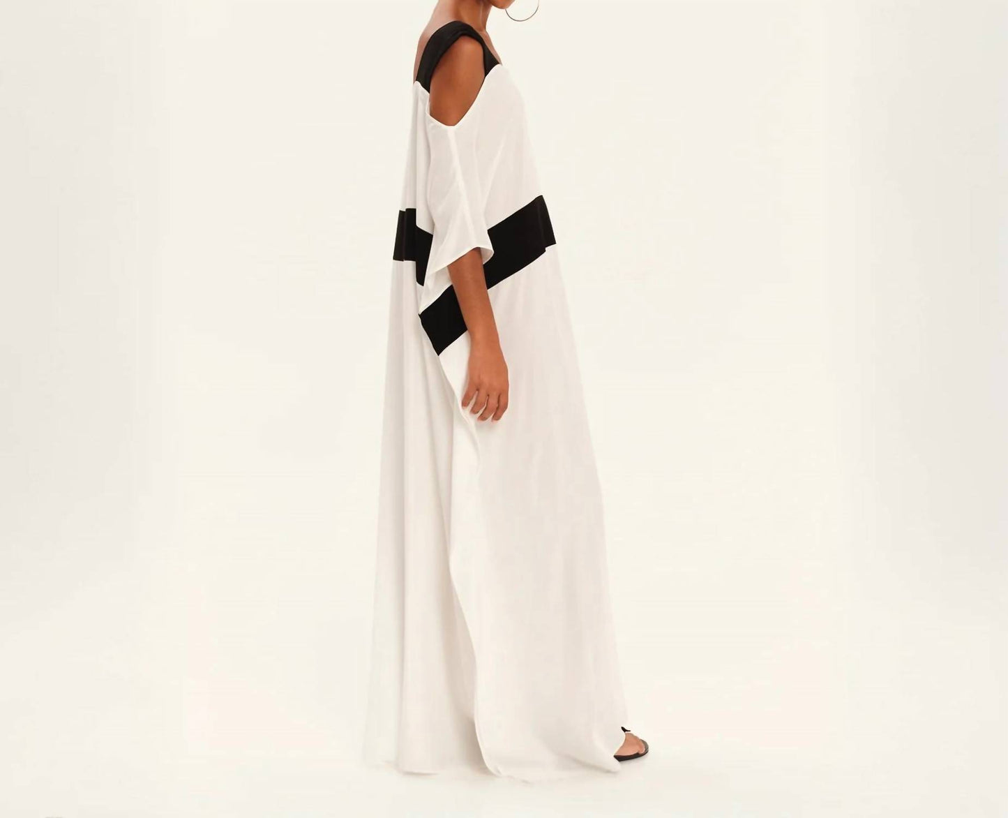 Dimensional Play Maxi Tunic Dress