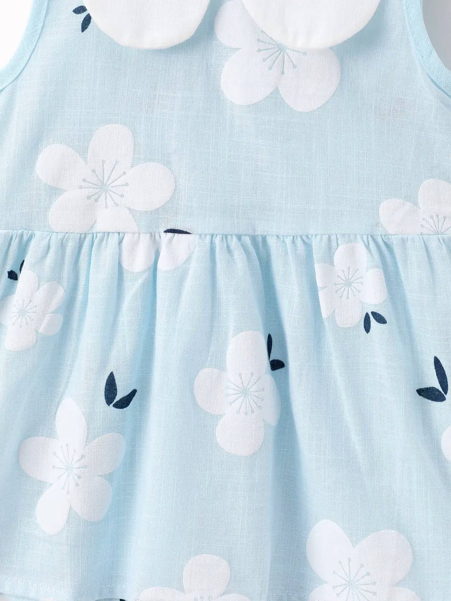 Kid's Peter Pan Collar Floral Dress