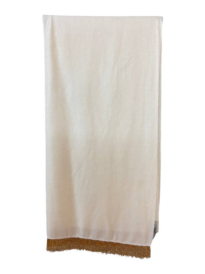 Women's Pashmina Scarf With Bead Trim