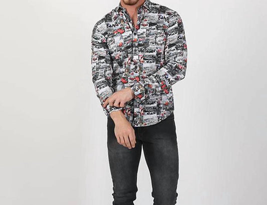 Monaco Print Shirt