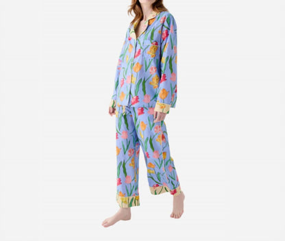 Organic Printed Long Pajama Set